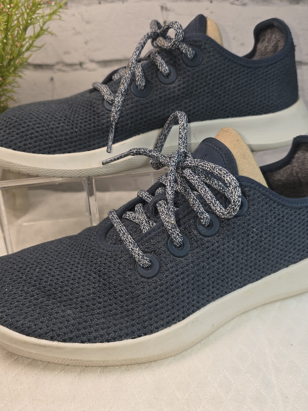 ALLBIRDS TREE RUNNER BLUE BREATHABLE KNIT SNEAKERS CUSHIOINED MIDSOLE MENS 10